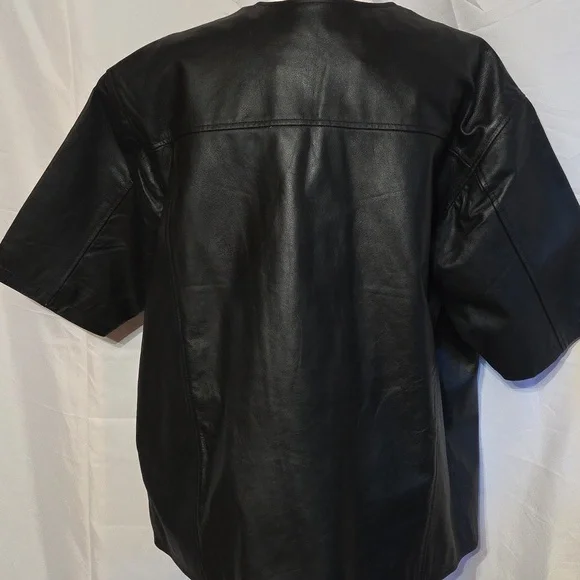 Jamin Leather Black Jacket - Picture 3 of 5